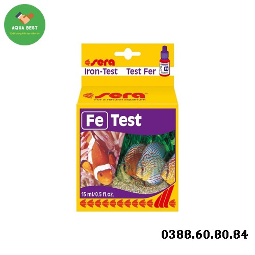 Test Fe Sera - Hộp sắt Sera Đức - Bộ Fe Sera