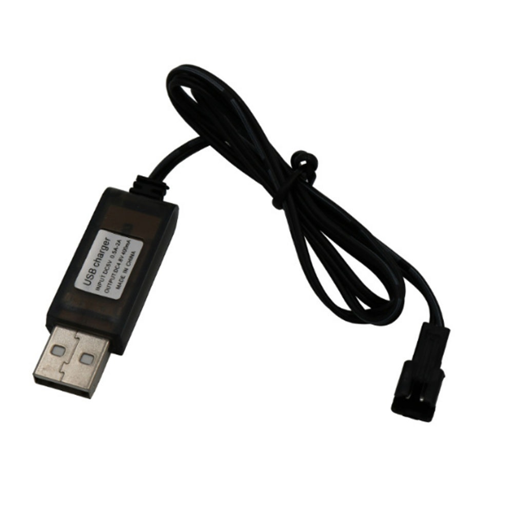 Cáp sạc SM pin AA NiCd 6V 7,2V đầu cáp USB 250mA - Sạc dành cho pin đồ chơi điều khiển