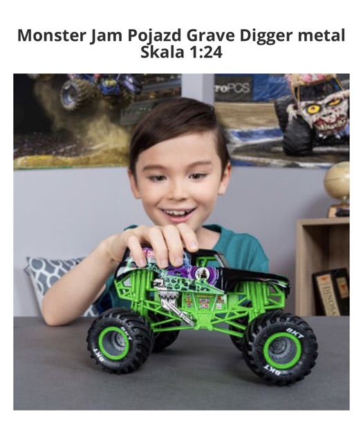 Mô hình xe đua-ô tô chiến xe Monster Jam tỉ lệ 1:24