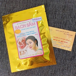 Bột tắm trắng da mặt bạch sâm, bột tắm trắng da cao cấp an toàn, hiệu quả 125g - mỹ phẩm chính hãng sỉ và lẻ