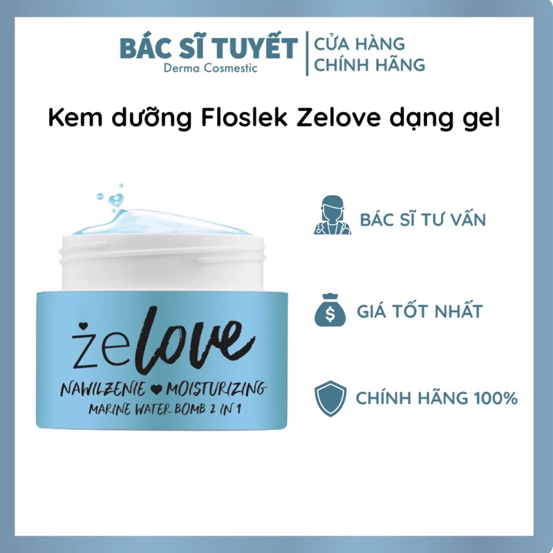 Kem dưỡng FLOSLEK Zelove moisturizing aloe water