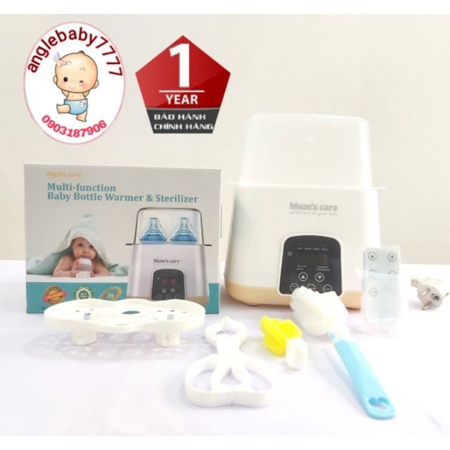 [ROMOTE ĐIỀU KHIỂN TỪ XA] Máy hâm sữa tiệt trùng đa năng MUM'S CARE 7 in 1