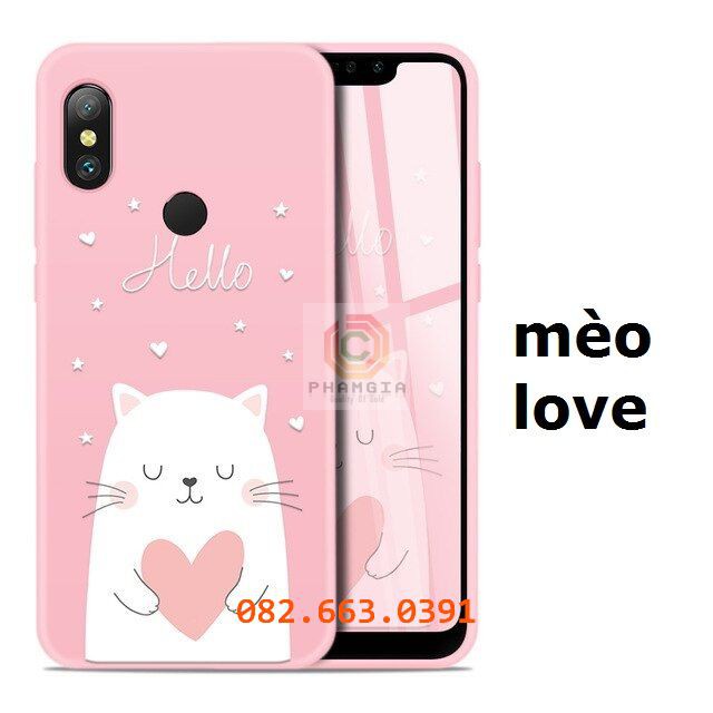Ốp lưng Xiaomi Note 6/ Note 6 pro dẻo in hình dễ thương