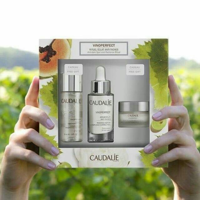 SET CAUDALIE SÁNG DA MỜ VẾT THÂM 3 MÓN