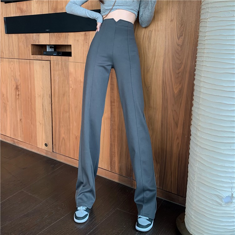 Quần Dài Lưng Cao Ống Rộng Phong Cách Hàn Quốc | BigBuy360 - bigbuy360.vn