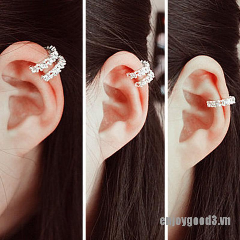 <enjoy3> New Fashion Earrings Ear Cuff Ear Clip Ear Stud Wrap Cartilage Clip Non Piercing