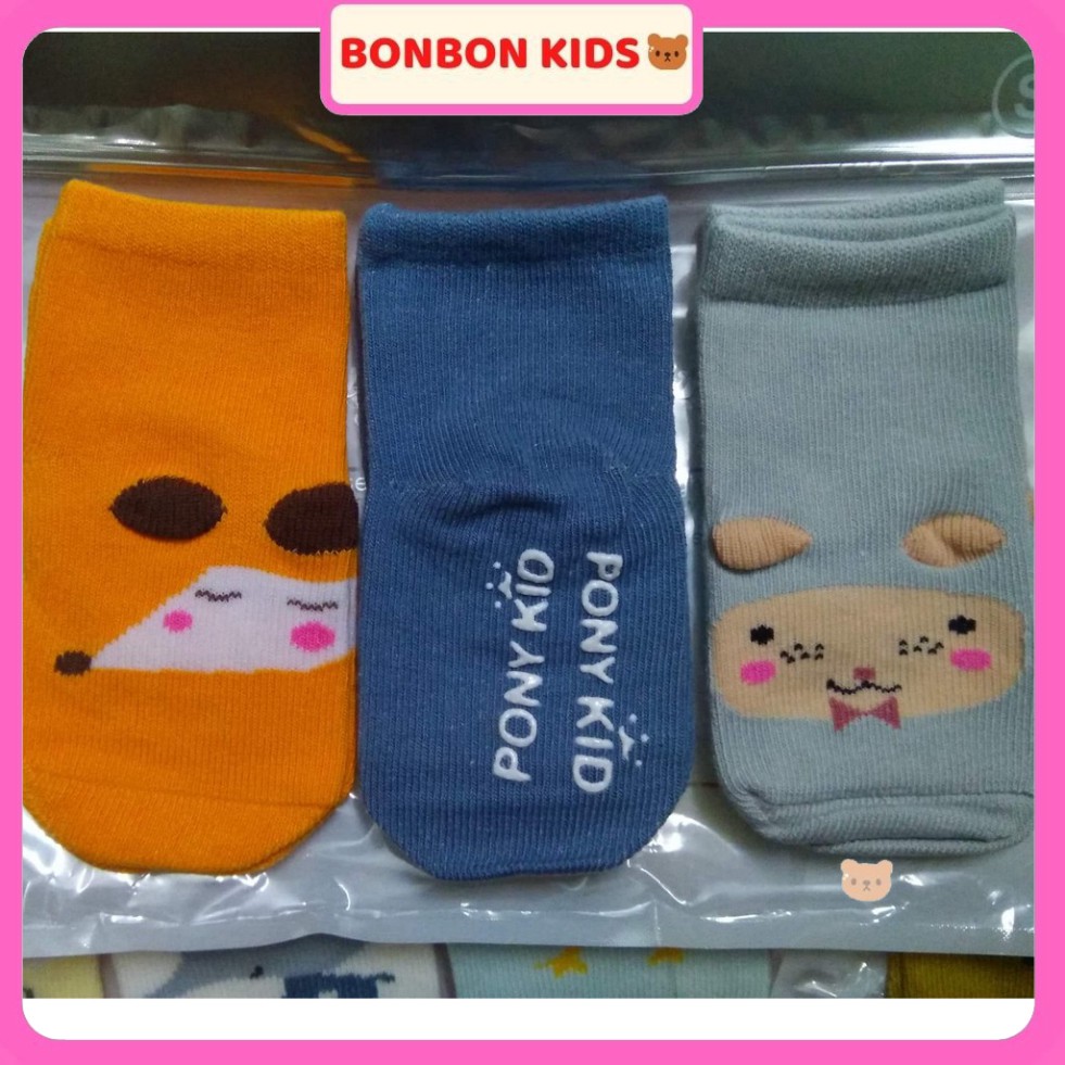 Tất Cao Cổ Pony Kid Chống Trượt Cho Bé (0-4 tuổi)  BONBON KIDS