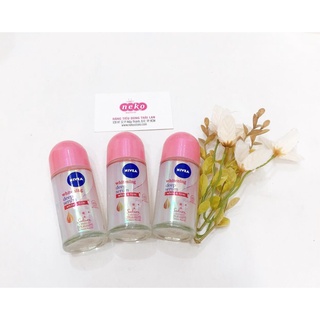 Lăn Ngăn Mùi Nivea Whitening Deep Serum Sakura 0% Alcohol Roll On Hương Hoa Anh Đào