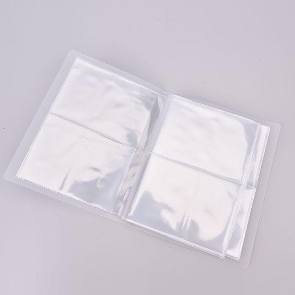 QQMALL Cuốn Album Ảnh Trong Suốt Sức Chứa Lớn Kiểu Dáng Đơn Giản Giá Đỡ