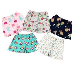Quần cotton bozip hình cho bé