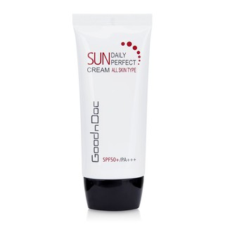 [GoodnDoc] Kem chống nắng dưỡng sáng da ngừa lão hóa 3 in 1 Goodndoc Daily Perfect Suncream SPF 50+/PA+++ 50ml