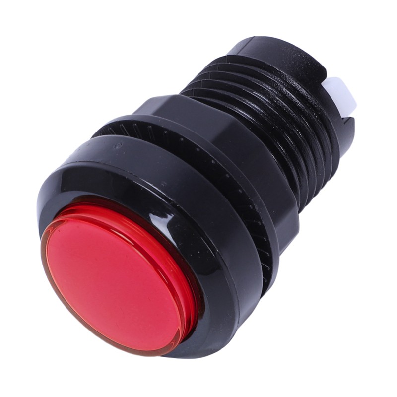  Arcade Game AC 250V 15A 24mm Dia Red Light Push Button + Micro Switch