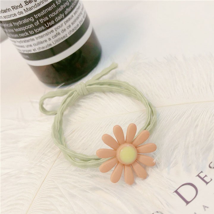 Dây buộc tóc Hàn Quốc hoa cúc thời trang đơn giản CT04