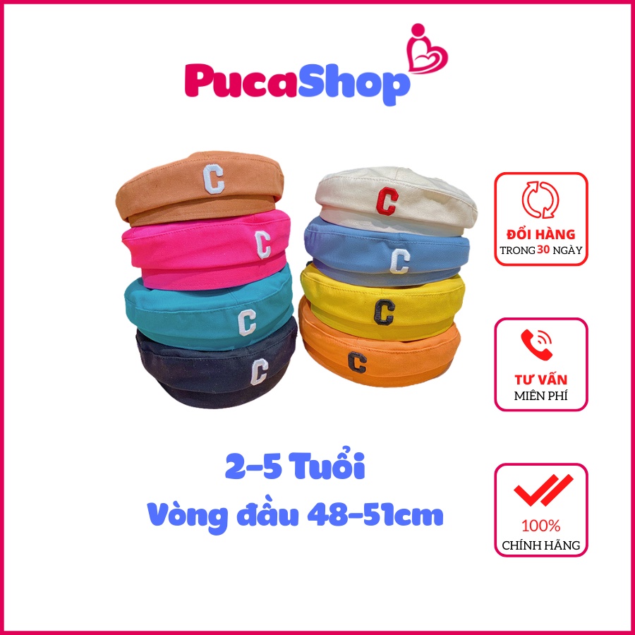 Mũ nón lưỡi trai bê rê cho bé trai bé gái xinh 2-5 Tuổi kiểu trẻ em hàn quốc dễ thương PUCASHOP