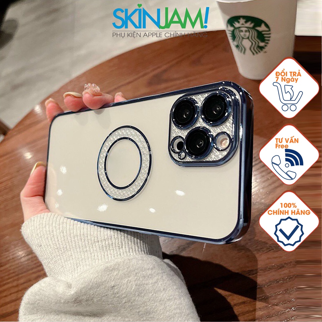 Ốp KF Diamond Camera & Vòng Táo Quá Đẹp Khoe Máy Chống Ố iPhone 13Promax/ 13Pro/ 13 Siêu Dẻo Siêu Chống Sốc