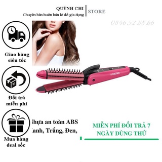 Lược Điện Nova Tạo Kiểu Tóc Đa Năng 3 in 1 Uốn Xoăn, Dập Xù, Là Thẳng