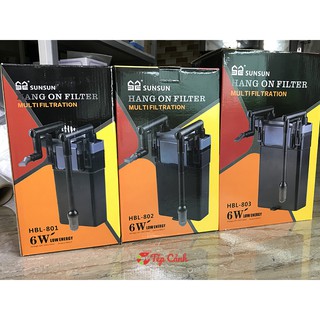 Sunsun Hbl-801 Hbl-802 và Hbl-803 mẫu lọc treo cao cấp cho hồ thủy sinh cá cảnh