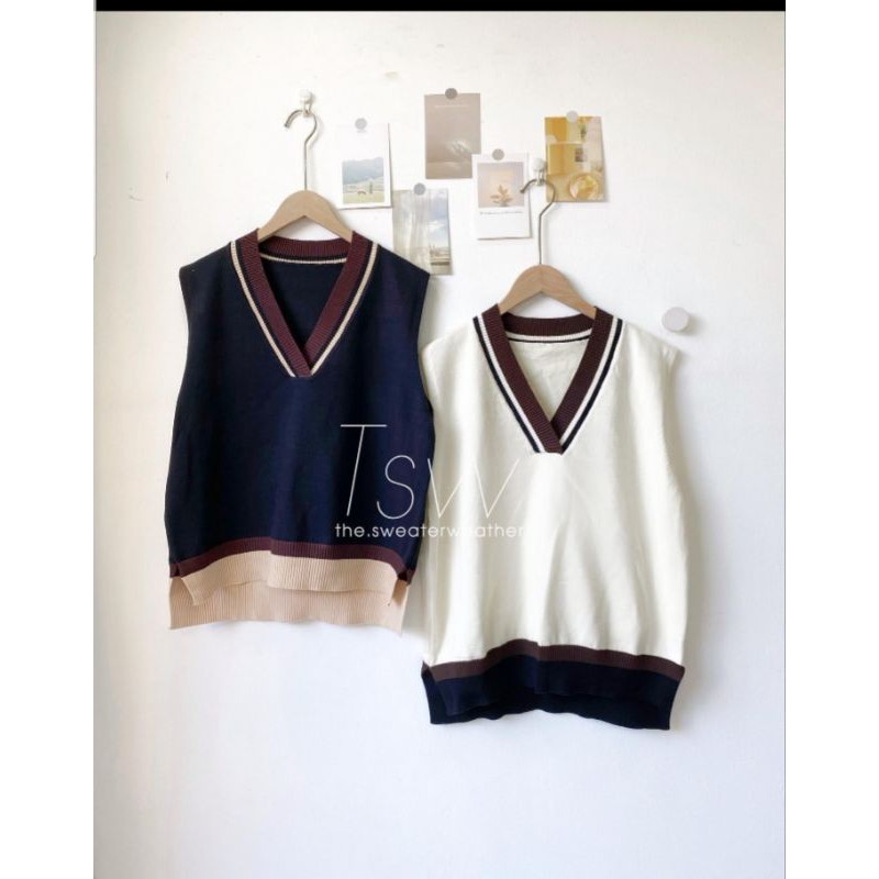 ÁO GHI LÊ BO LEN CỔ V [Sushop96]