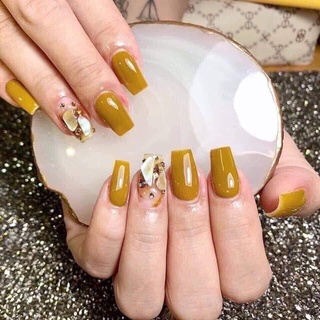 Sơn gel màu vàng cỏ úa