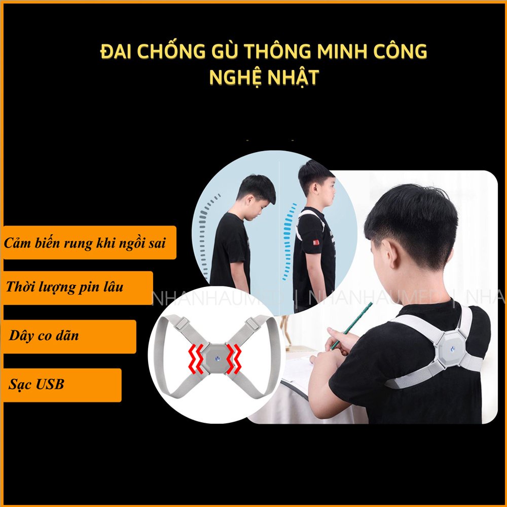 THIẾT BỊ NẮN CHỈNH LƯNG GÙ THÔNG MINH DÙNG CHO TRẺ EM, NGƯỜI LỚN