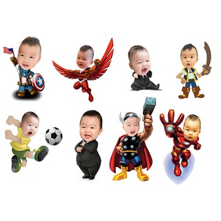 Chibi cho bé trang trí sinh nhật