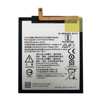 Pin Zin công ty Nokia 6 HE316