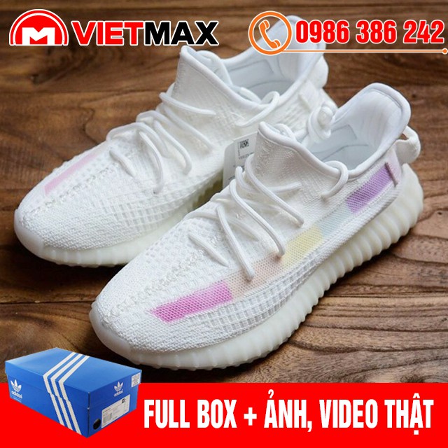 🎁 [FREE SHIP + BOX] Giày YZY Boost 350 V2 Trắng Ra Nắng Đổi Màu Hàng Việt Nam