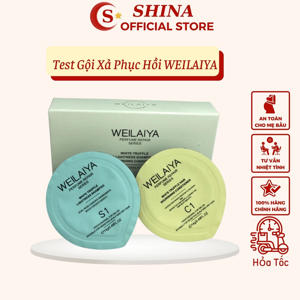 Dầu Gội Cặp Phục Hồi Tóc Hư Tổn Đa Tầng Nấm Truffle Weilaiya,Phục Hồi Tóc Xơ, Khô, Chẻ Ngọn,Tóc Thơm Cả Ngày [Mini Test]