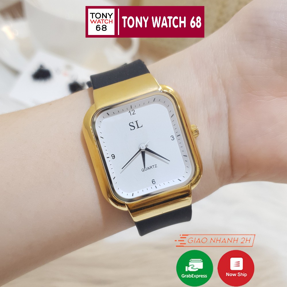 Đồng hồ nam nữ đeo tay chính hãng SL dáng Apple Watch dây cao su chống nước thời trang giá rẻ | BigBuy360 - bigbuy360.vn