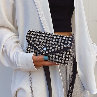 Túi xách nữ đính đá đeo chéo đeo vai đeo bụng hàng Quảng Châu cao cấp Bag Ami