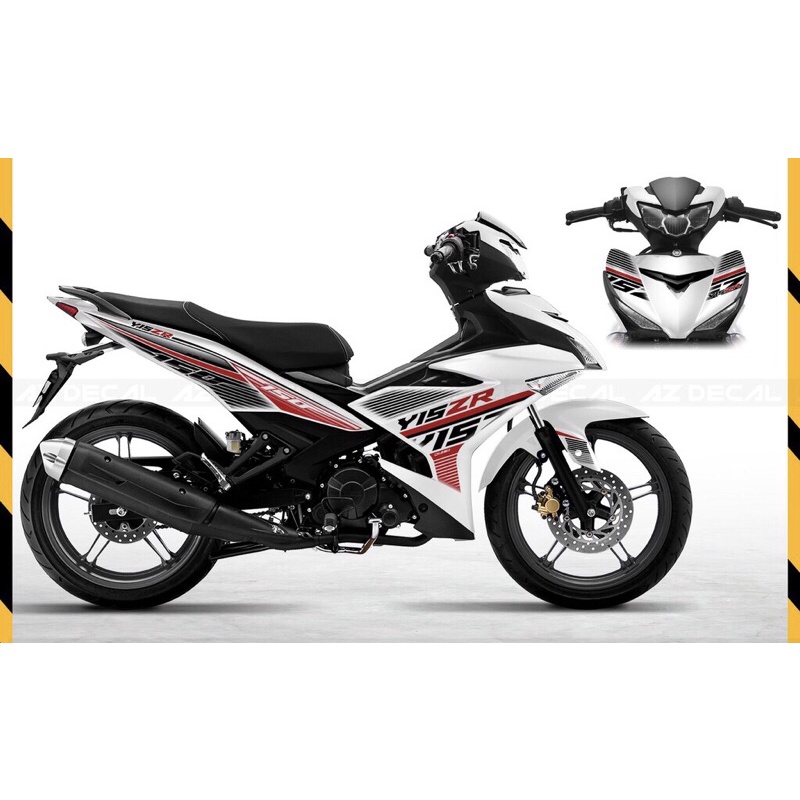 Tem Trùm Exciter 150 Đỏ Trắng Y15ZR Mẫu Mới