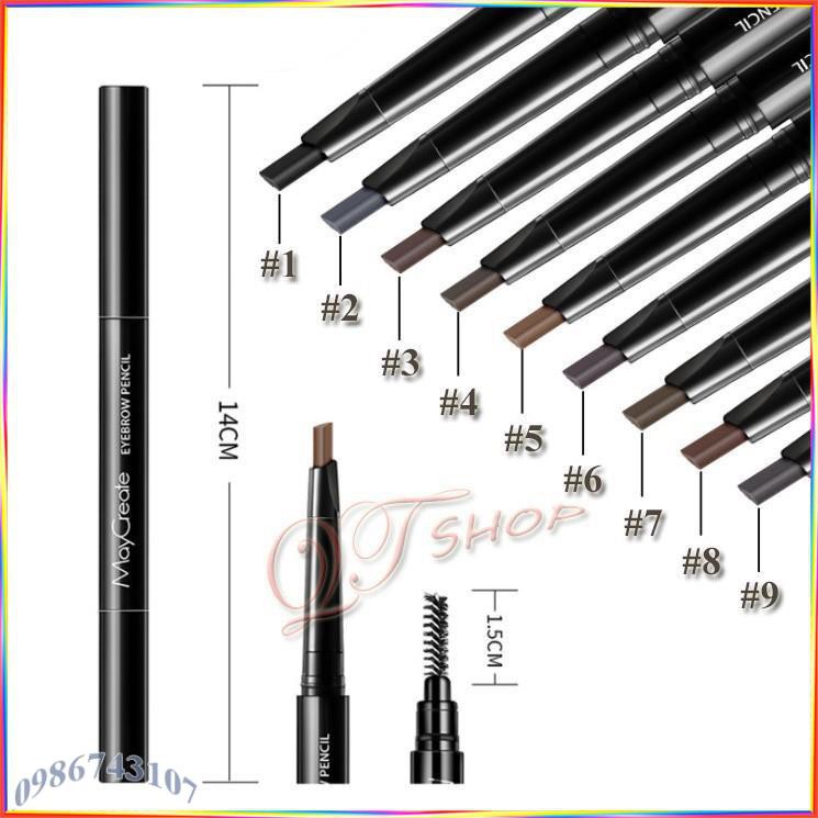 Bút kẻ mày Maycreate 2 trong 1 SV | BigBuy360 - bigbuy360.vn