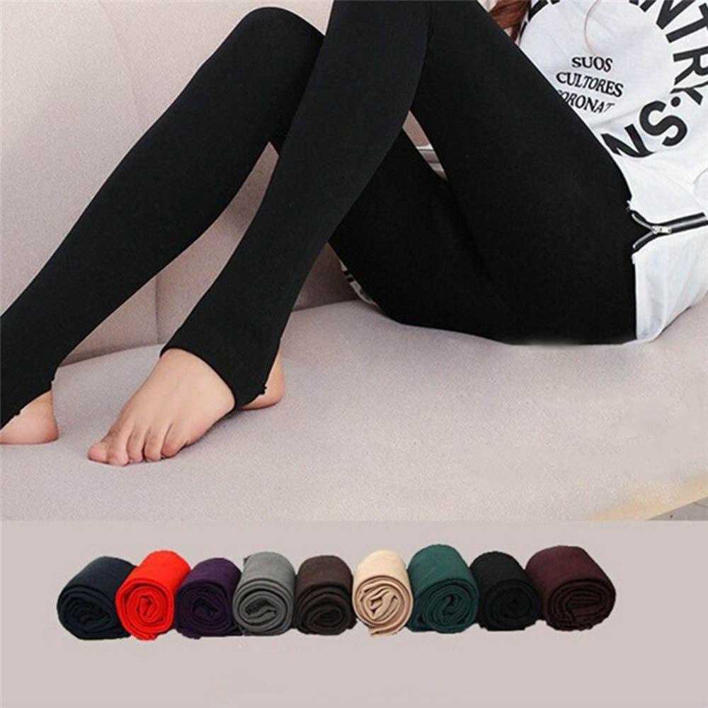 Quần Legging Dệt Kim Màu Sắc Thời Trang Thu Đông Cho Nữ
