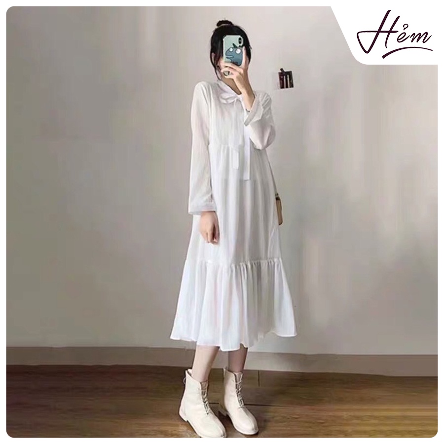 [SALE MÙA DỊCH] Đầm Babydoll Nơ Ngực Cực Xinh Xắn Cute Cho Các Chị Em, Giá Gốc Tận Xưởng, Ưu Đãi Lớn