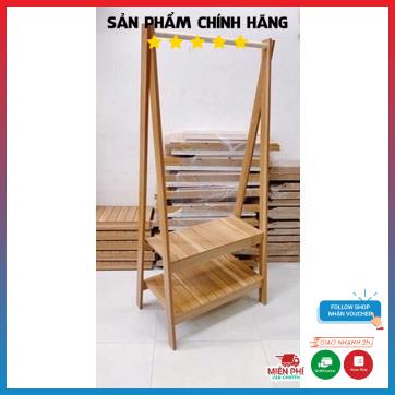 Kệ Gỗ Chữ A 1-2 tầng, kệ gỗ đa năng, treo quần áo, để đồ tiện dụng chất gỗ MDF dễ dàng lắp ráp