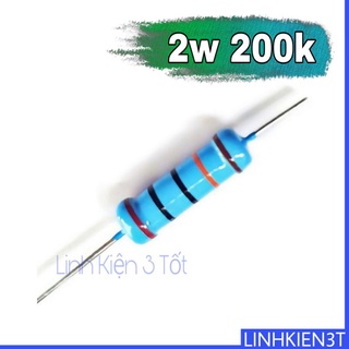 Điện trở 2w 1% 200k ohm chân đồng