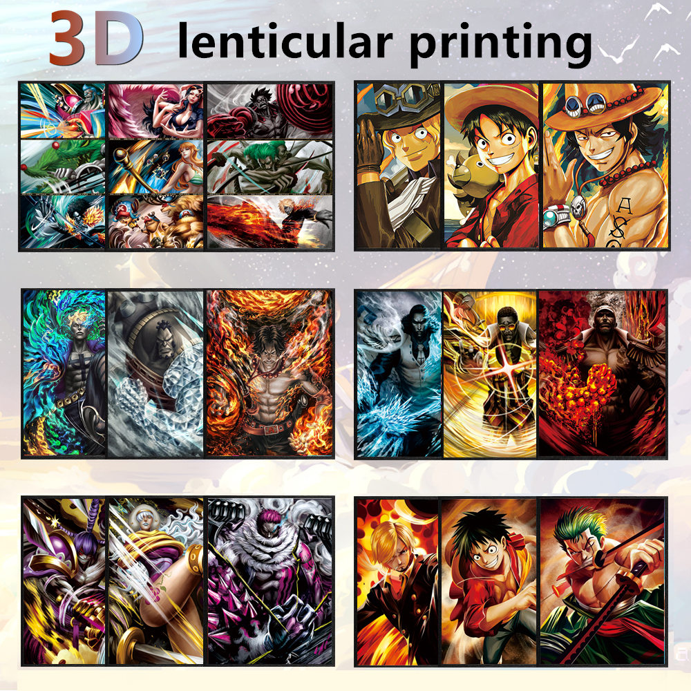 Poster 3d Anime One Piece
