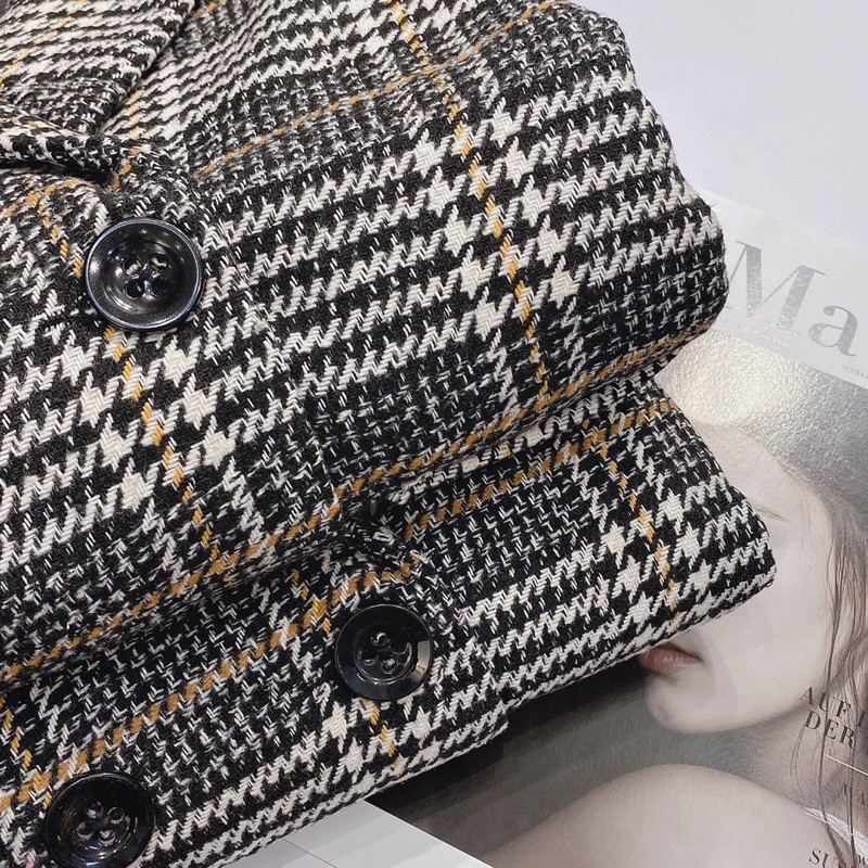 [FREESHIP - HÀNG LOẠI 1] ÁO DẠ KẺ 6 KHUY BASIC CỰC HOT | BigBuy360 - bigbuy360.vn