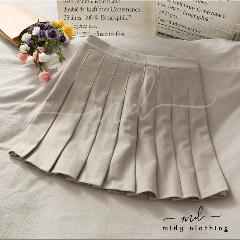 Chân váy tennis dạ phom xòe xếp li | BigBuy360 - bigbuy360.vn