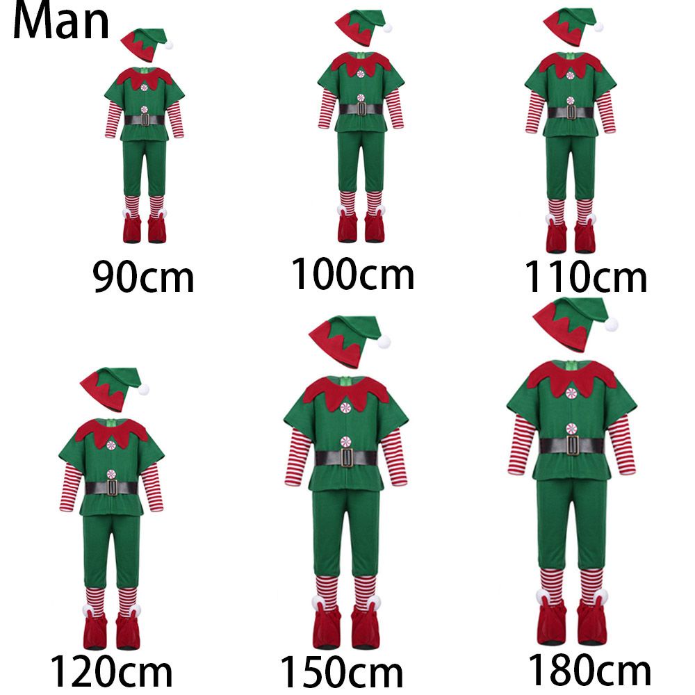 Bộ đồ hóa trang ông già noel/tuần lộc/người lùn màu xanh lá dịp giáng sinh/năm mới cho bé | BigBuy360 - bigbuy360.vn