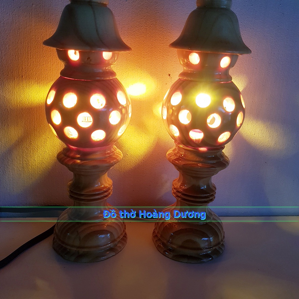 Đèn bàn thờ Chúa hình Thánh Giá cao 27cm