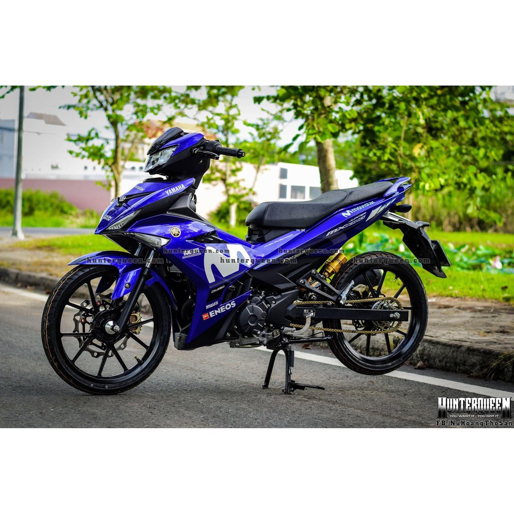 Tem rời cho xe Exciter 150. Movistar GP 2019 đơn giản. Decal bền màu, không bong tróc