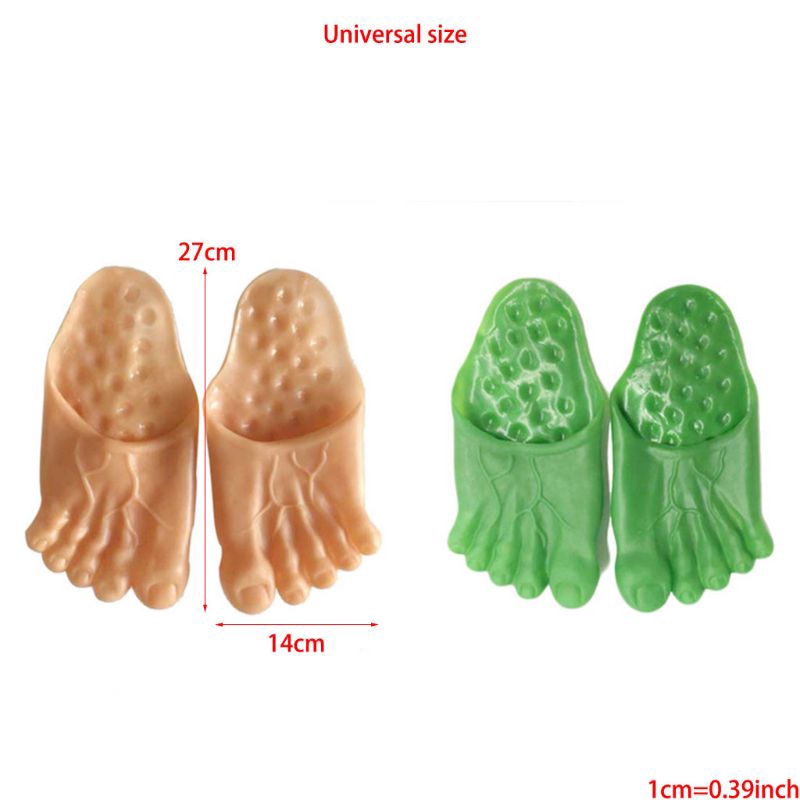 Đôi Dép Hình Bàn Chân Quái Vật Big Foot cho Halloween