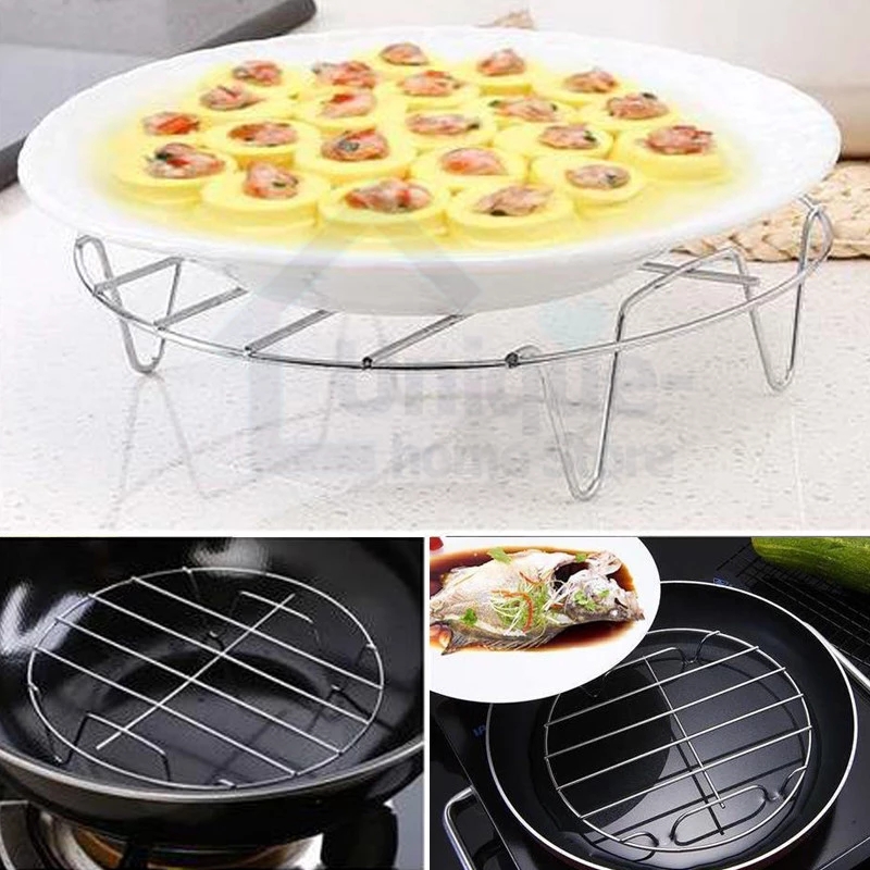 1 Giá Hấp Thực Phẩm Bằng Thép Không Gỉ Đa Năng