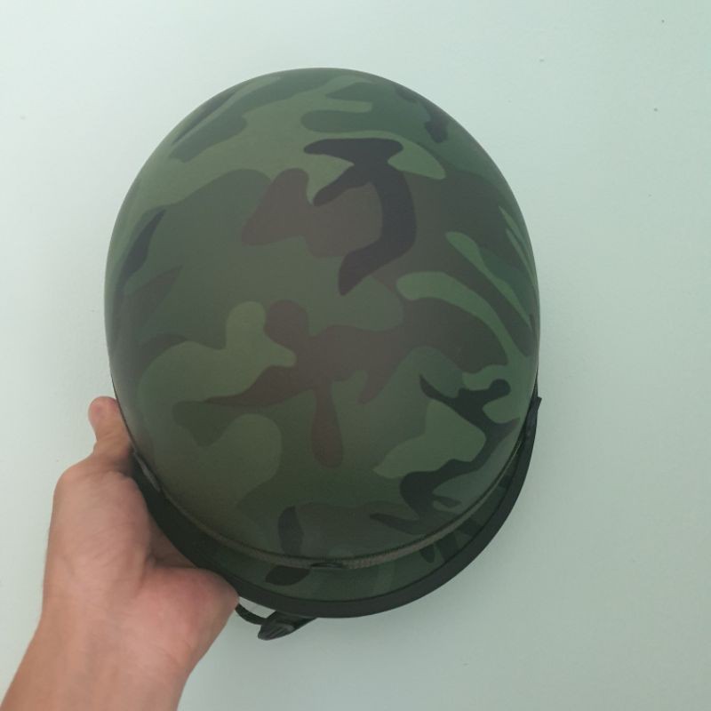 Nón bảo hiểm Camo xanh cao cấp