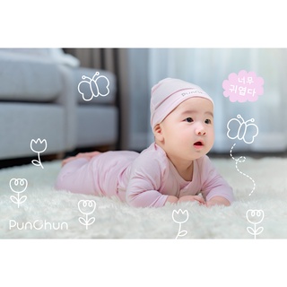 [CHÍNH HÃNG] Mũ chóp/tai gấu sơ sinh Punchun