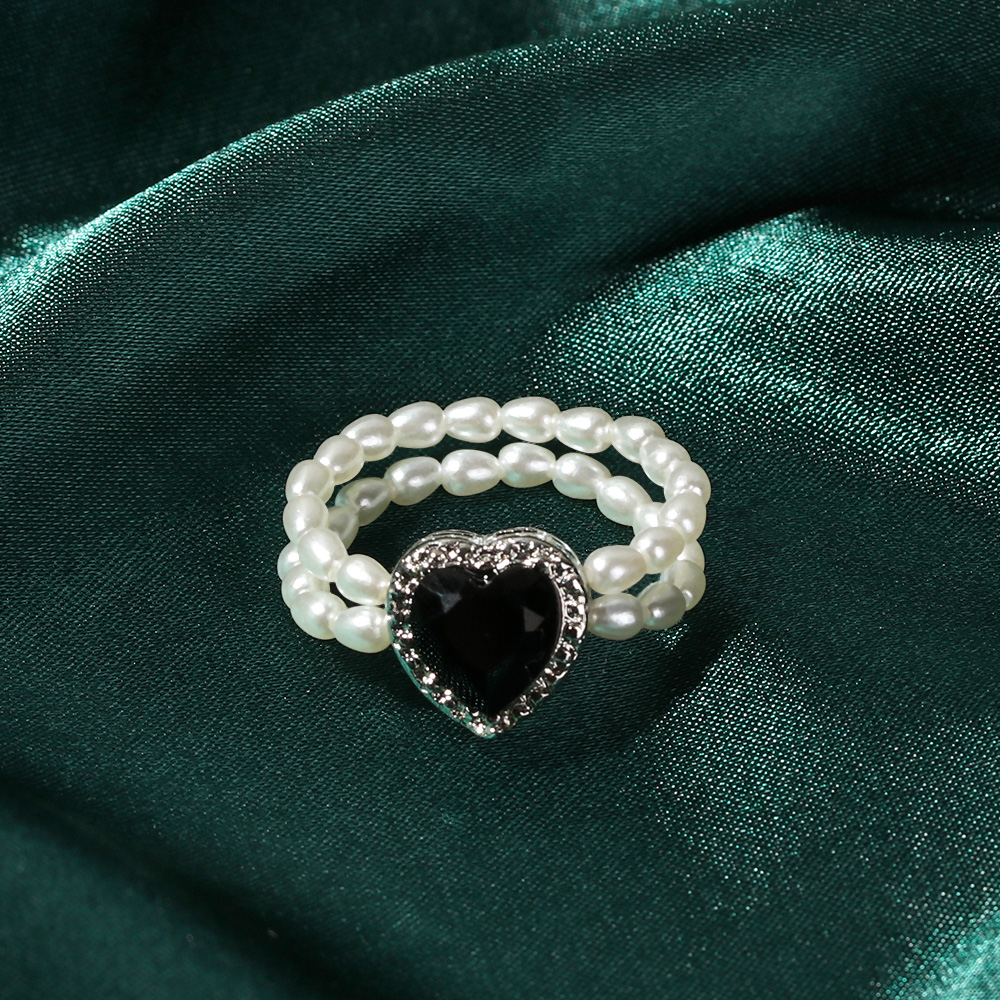 Nhẫn Nữ Trang Đính Ngọc Trai Nhân Tạo Mihan1