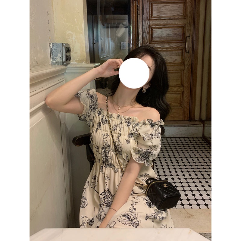 Váy hoa hở vai dáng dài và dáng ngắn siêu yêu 2022