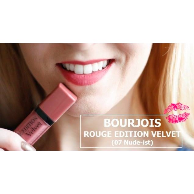 Son kem lì Bourjois Rouge Edition Velvet Full Màu | Thế Giới Skin Care