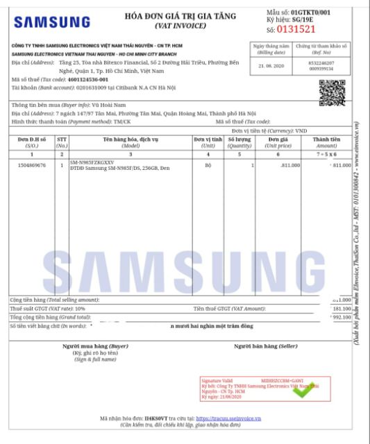 ĐIỆN THOẠI SAMSUNG GALAXY NOTE 20 ULTRA [CHÍNH HÃNG NGUYÊN SEAL]